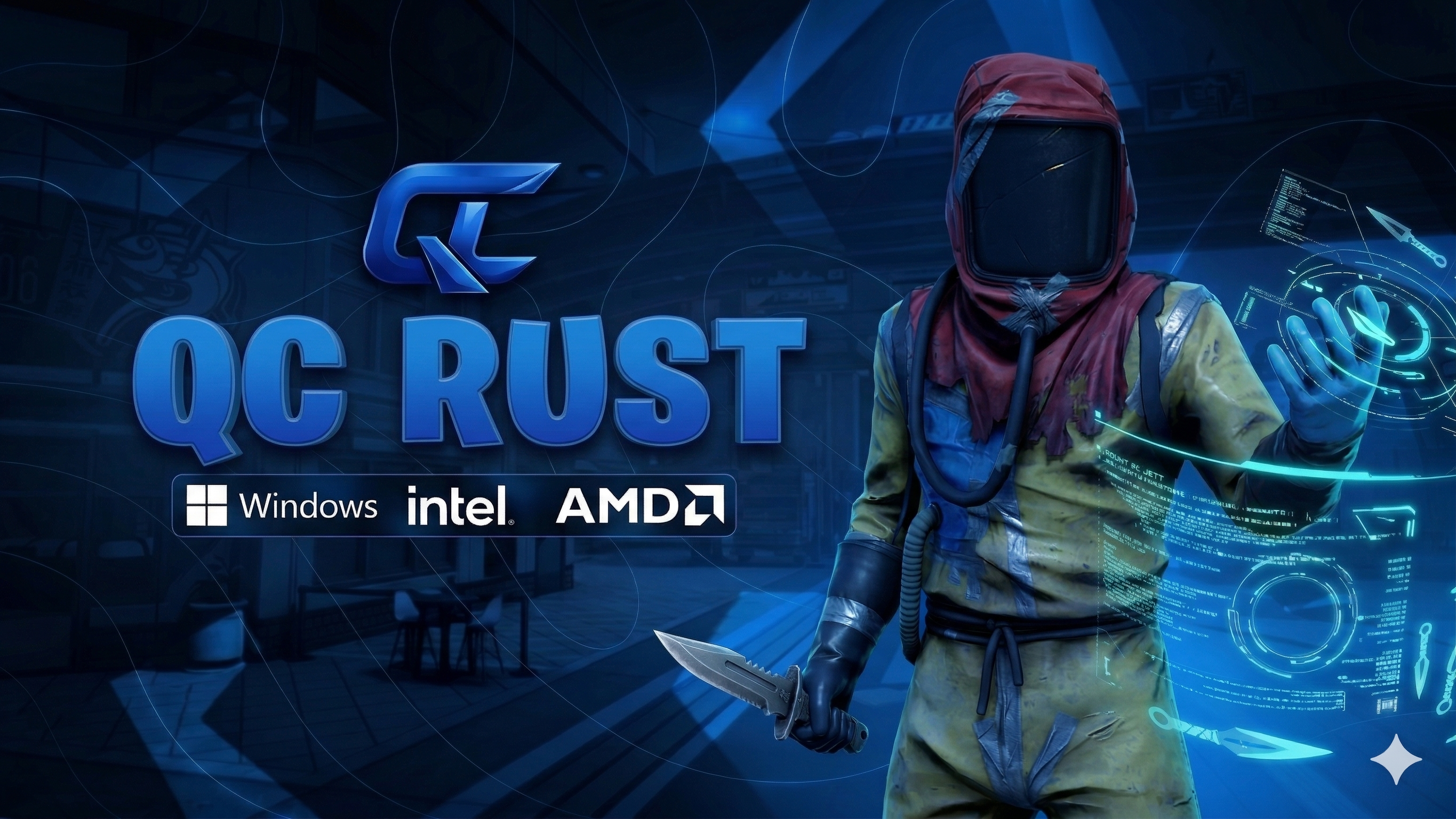 QC Rust software box art